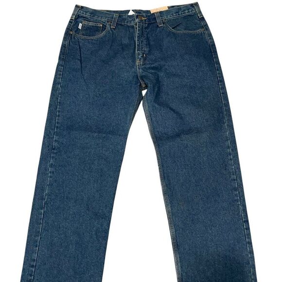 Carhartt Relaxed Fit Jeans Straight Leg Denim Pants B460 DVB Men's Sz 40x32 NWT - Picture 1 of 7